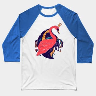 Retro Triad Swan Queen Baseball T-Shirt